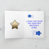 Superstar用45誕生日カード カード (内部)