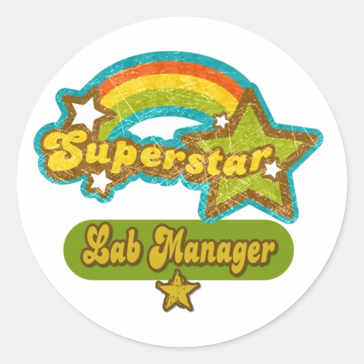 Superstar Lab Manager ラウンドシール (正面)