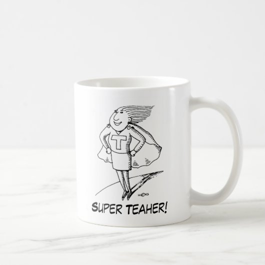 superteacher、すごいTeaher! 、Motoすごい先生… コーヒーマグカップ (右)