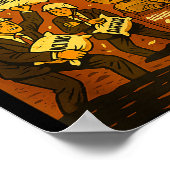 Superwer Llow Fights Funny Geolitical Satire Gift  ポスター (角)