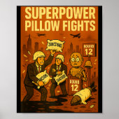 Superwer Llow Fights Funny Geolitical Satire Gift  ポスター (正面)