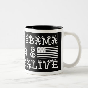 SUPORTバラック・オバマのコーヒー・マグ ツートーンマグカップ