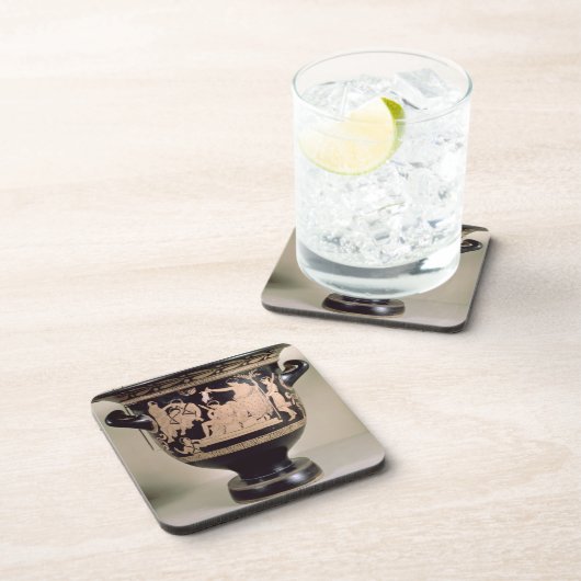 supplとしてOrestesを描写するアチックの赤姿のkrater コースター (右側)