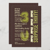 SUPPLISE 30歳の誕生日V10 招待状 (正面/裏面)