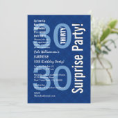 SUPPLISE 30th Birthday 王室の Blue R600 招待状 (スタンド正面)