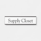 Supply Closet Officeのドアサイン サインプレート (正面)