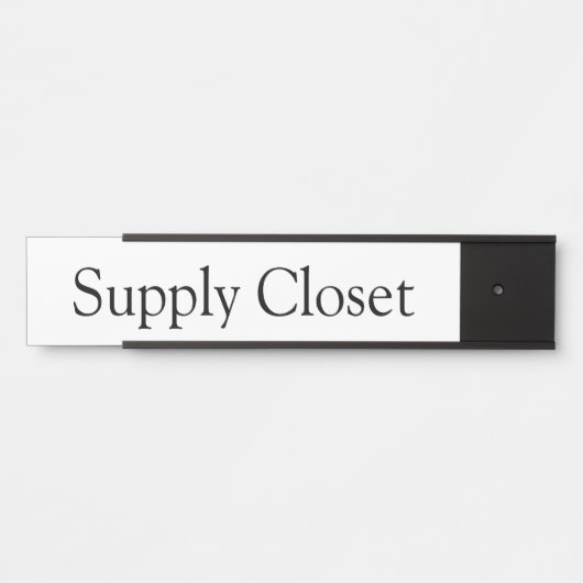 Supply Closet Officeのドアサイン サインプレート (正面)