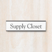 Supply Closet Officeのドアサイン サインプレート (正面)