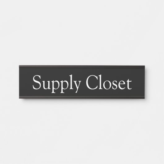 Supply Closet Officeのドアサイン サインプレート (正面)