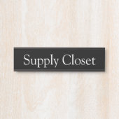 Supply Closet Officeのドアサイン サインプレート (正面)