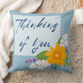 Support 考え Bouquetを持つユーザー クッション (ブランケット)