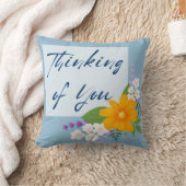 Support 考え Bouquetを持つユーザー クッション (ブランケット)