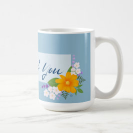 Support 考え Bouquetを持つユーザー コーヒーマグカップ