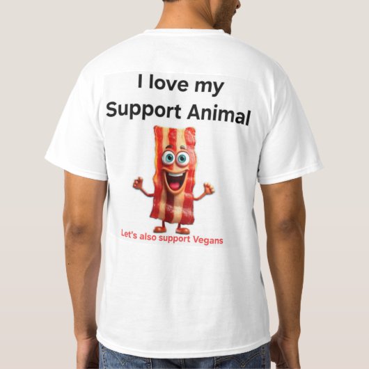 Support Animal Tシャツ (裏面)