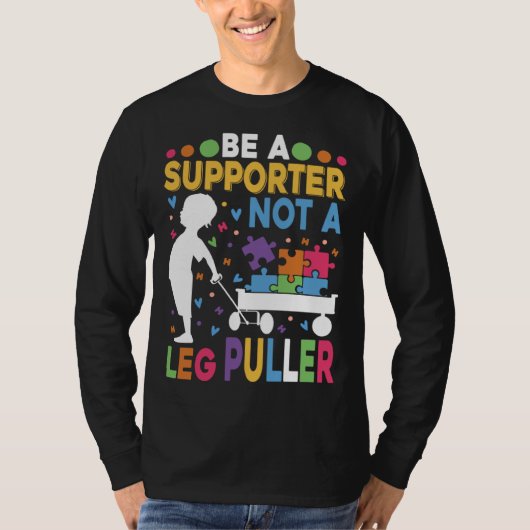 Support Autism Child Awareness Puzzle Choose Kindn Tシャツ (正面)