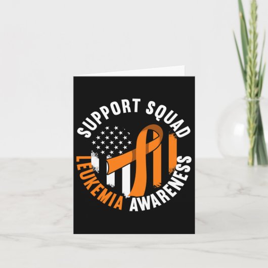 Support Awareness Squad I Blood Cells Cancer Leuke カード (正面)