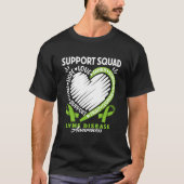 Support Awareness Squad I Lyme Borreliosis Disease Tシャツ (正面)