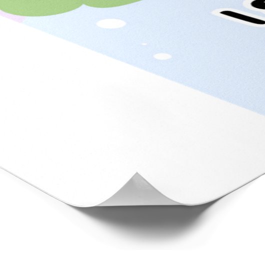 Support Community wall art ポスター (角)