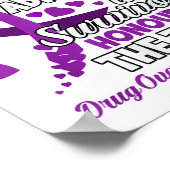 Support Fighter Honouring Taken Substance Overdose ポスター (角)
