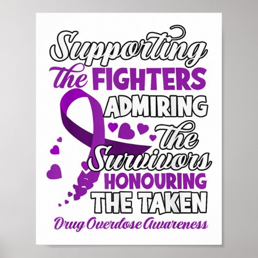 Support Fighter Honouring Taken Substance Overdose ポスター (正面)