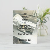 Support for Him Flat Greeting Card (スタンド正面)