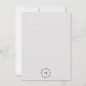 Support for Him Flat Greeting Card (裏面)