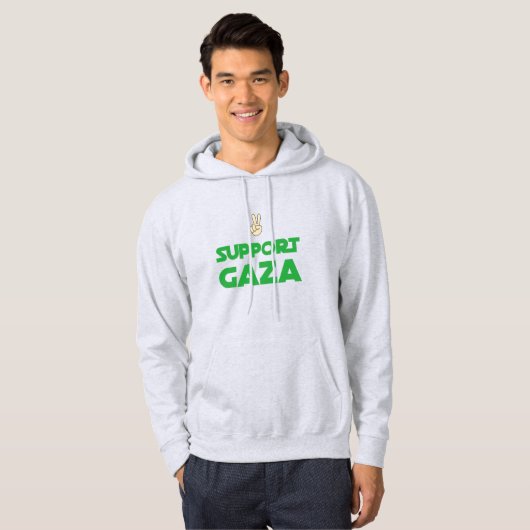 Support Gaza Gaza Genocide T-Shirt パーカ (正面フル)