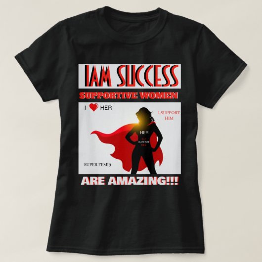 SUPPORT HIM Tシャツ (デザイン正面)