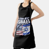 Support Israel I Stand with Israel  エプロン (インサイチュ)
