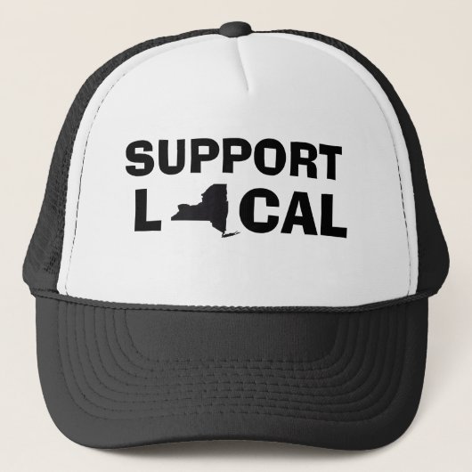 Support Local Hat - New York (NY) キャップ (正面)