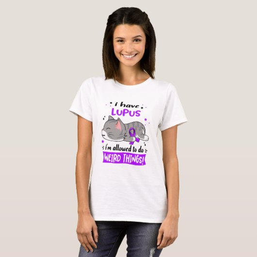 Support Lupus Awareness Ribbon Gifts Tシャツ (正面フル)