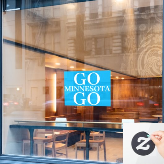 support Minnesota window cling ウィンドウサイン (カフェ窓)