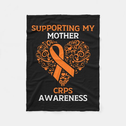 Support My Mother Rsd Crps認識度月Oran フリースブランケット (正面)
