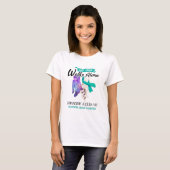 Support Myasthenia Gravis Awareness Ribbon Gifts Tシャツ (正面フル)