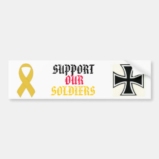 SUPPORT OUR  SOLDIERS バンパーステッカー
