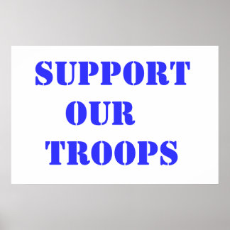 Support Our Troops ポスター