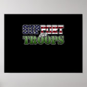 Support Our Veteran Troops Happy Veterans Day ポスター (正面)
