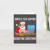 Support Rebooting Tech Santa's Smile カード (正面)