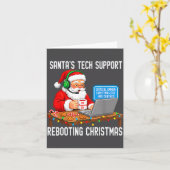 Support Rebooting Tech Santa's Smile カード (黄色い花)