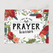 Support, Religious, I'll be your Prayer Warrior ポストカード (正面)