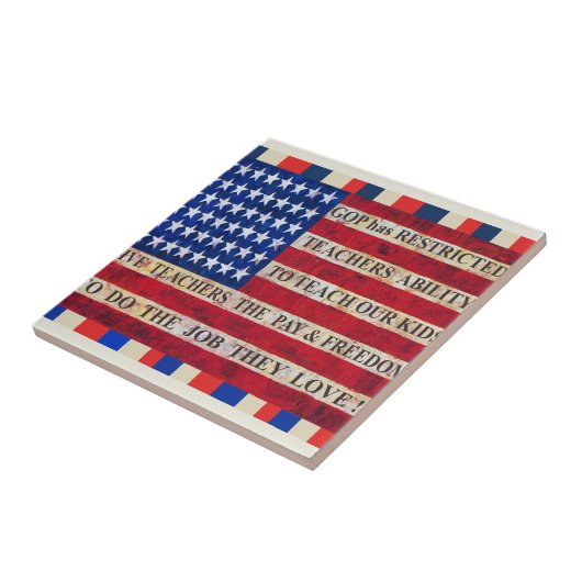 Support & Respect Our Teachers! タイル (側面)