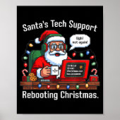 Support Santa Tech Rebooting s Tee ポスター (正面)