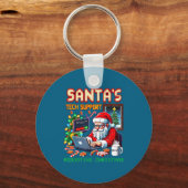 Support Santa's Pixel Tech Rebooting キーホルダー (正面)