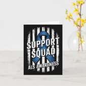 Support Squad Als認識度月Usa America Fla カード (黄色い花)
