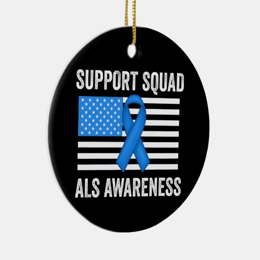 Support Squad ALS認識度 セラミックオーナメント (右)