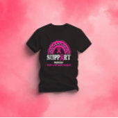 Support Squad Breast Cancer Awareness Leopard Pink Tシャツ