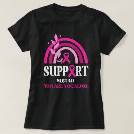Support Squad Breast Cancer Awareness Leopard Pink Tシャツ