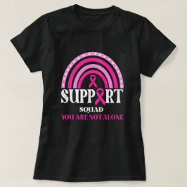 Support Squad Breast Cancer Awareness Leopard Pink Tシャツ