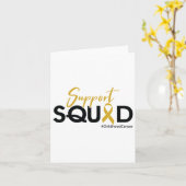 Support Squad - Childhood Cancer Awareness 1  カード (黄色い花)