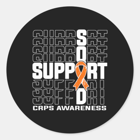 Support Squad Crps認識度 ラウンドシール (正面)